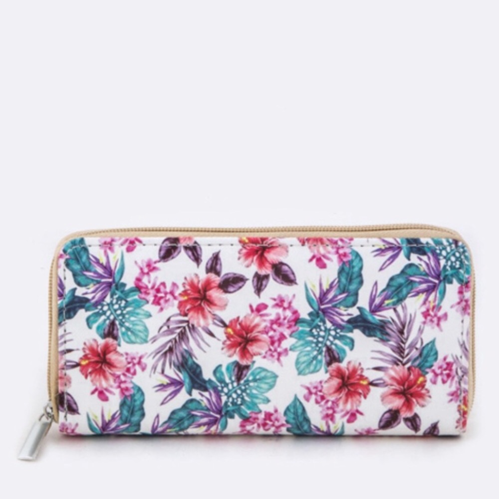 🎉10XHP🎉 Tropical floral wallet